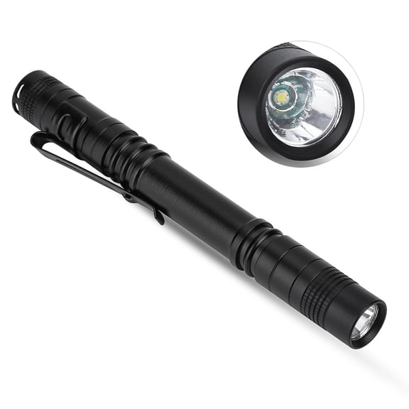 LED Flash Light Lixada Flashlight, Small Flashlight Anti Skid Design Pocket Torch Water Resistant Zoomable for Emergency, Camping, Car