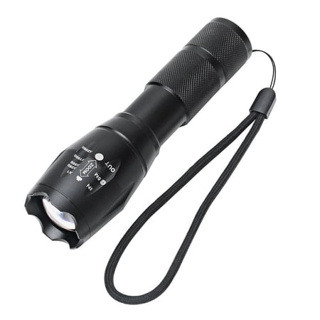 LED Flashlight,1Pack 800 Lumen 5 Lighting Modes Zoomable Flashlights Portable Waterproof Impact-Resistant Bright Flashlight Handheld Lightweight Tactical Flashlights for Emergency