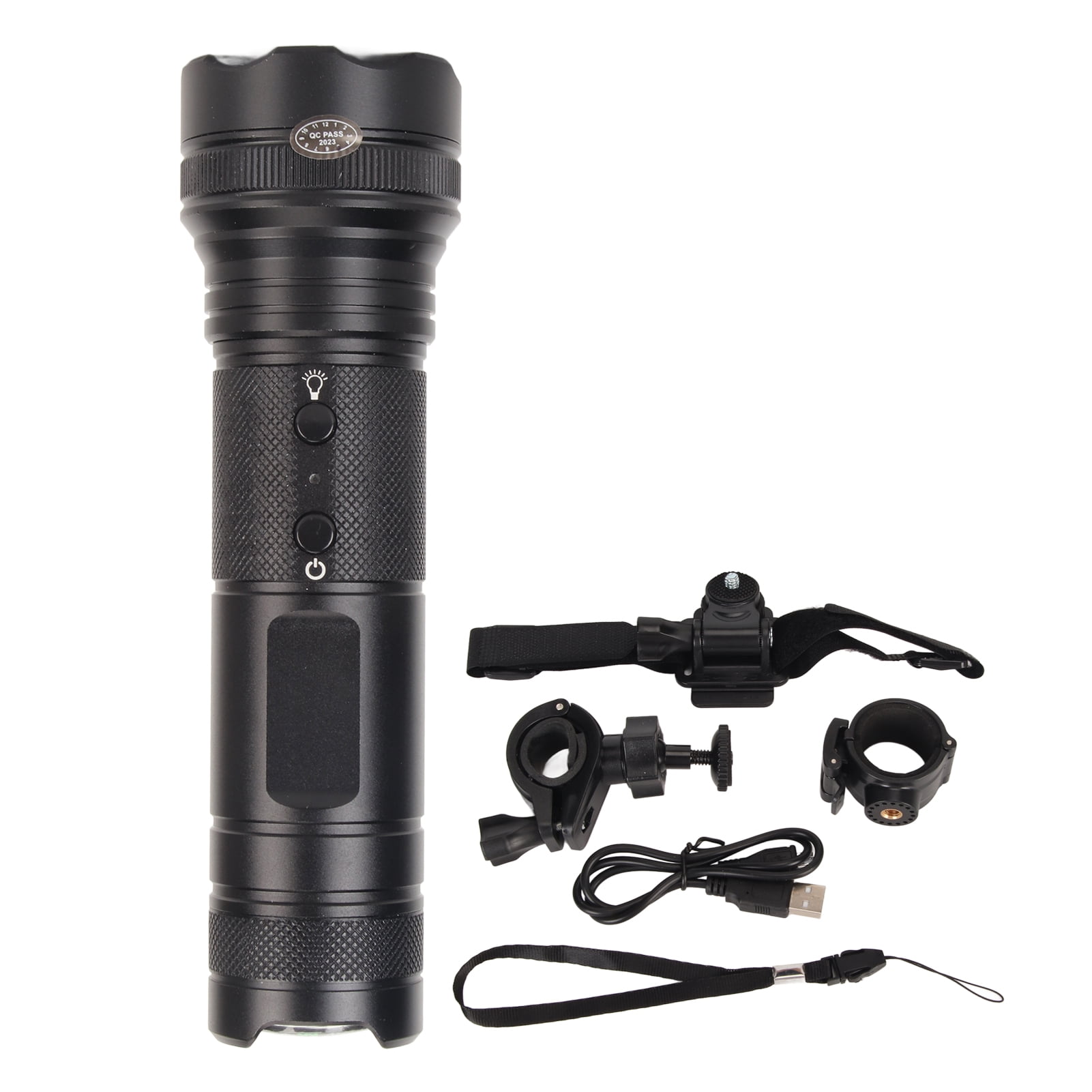 LED Flashlight Camera 1080P IP66 Waterproof 5 Lighting Modes Flashlight Video Recorder with