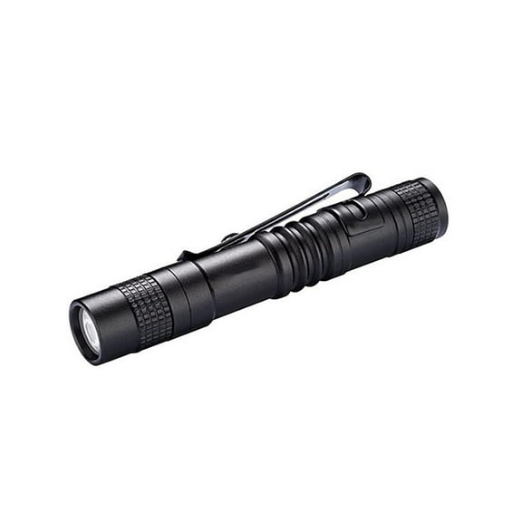 LED Flashlight Clip Mini Light Penlight Pocket Portable PenTorch Lamp NEW S8J7