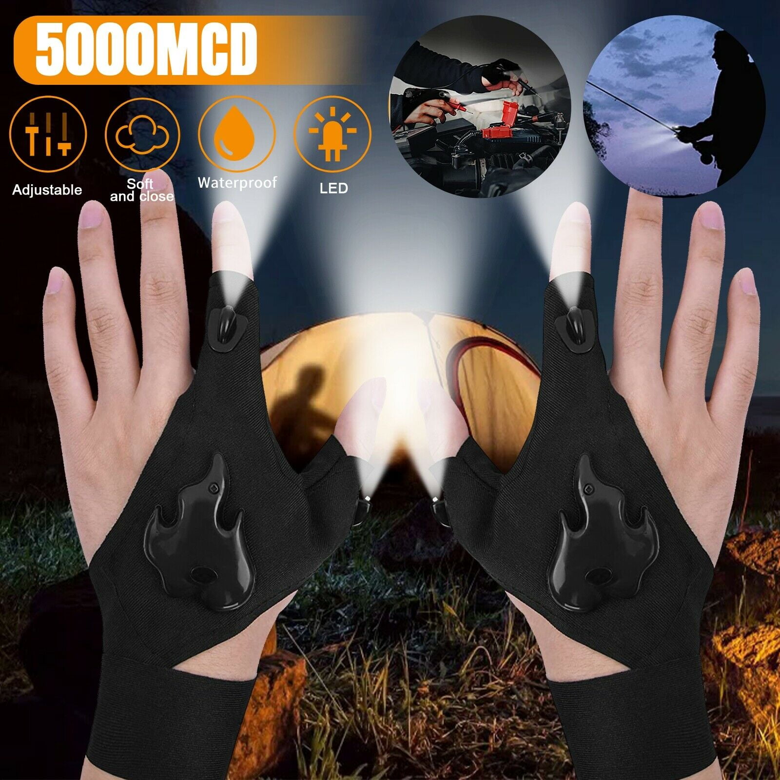 Flashlight Gloves