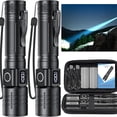 thumbnail image 1 of LED Flashlight, High Powered High Lumens Super Bright Flashlight, Rechargeable Flashlights High Lumens, 6 Modes Zoomable Waterproof Flash Lights for Emergency, Camping, Hiking, 1 of 7