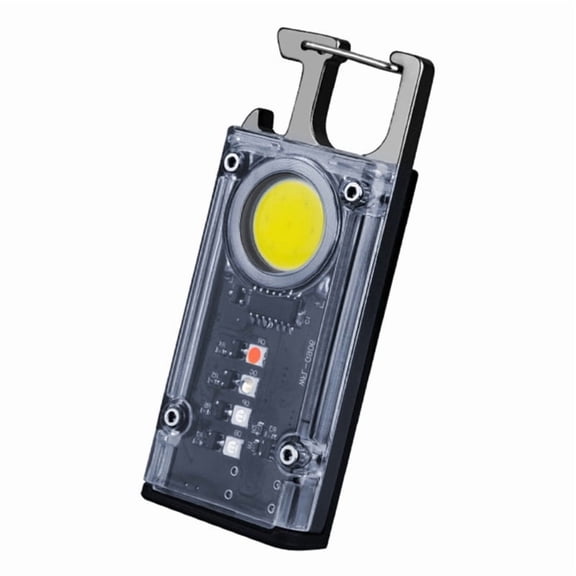 LED Flashlight Keychain Light 500LM USB Rechargeable Camping Lamp Portable Work Light Small Pocket Lamp Enduring