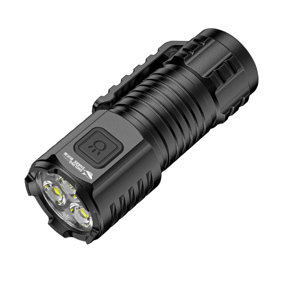 LED Flashlight Super Bright Torch USB Rechargeable Camping Lamps E7Y0
