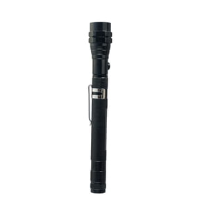 LED Flashlight,Ultra-Bright, Lightweight & Durable Mini Flashlight, Telescoping Magnetic Pickup Tool, LED Magnetic Flashlight Rechargeable, Extendable Neck with Light & Base(Black,17.1*2.2*2.2cm)