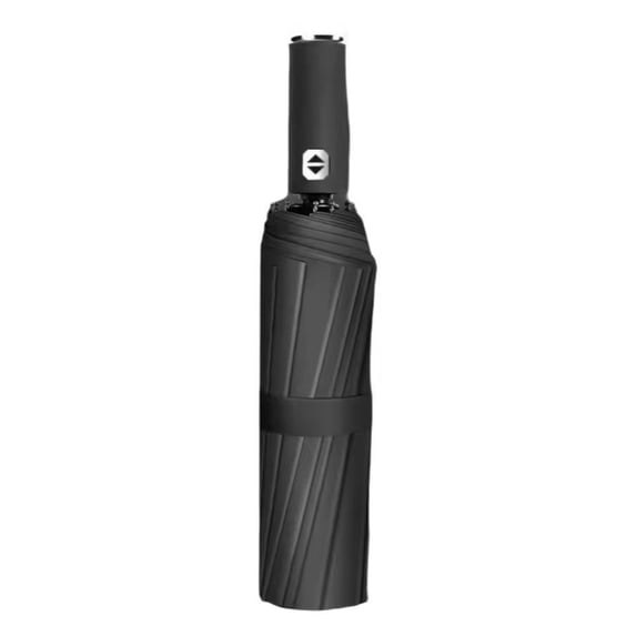 LED Flashlight Umbrella 3-Fold Compact 108cm Canopy UPF50+ UV Protection 180° Adjustable Light, Auto Open Close Windproof 10-Rib Umbrella for Travel Outdoor