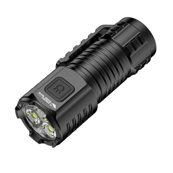 LED Flashlight er Bright Torch USB Rechargeable Cam Lamps E4P8