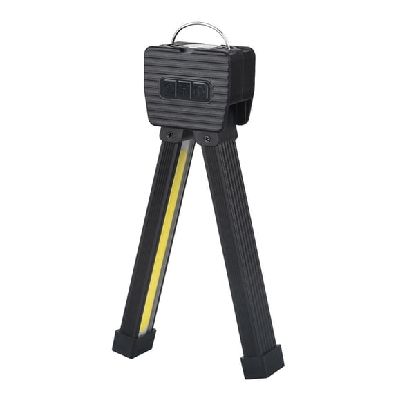 LED Flashlight for Live Posing with 7 Gear Dimming Portable Work Light USB Rechargeable Handheld Lamp Hanging Hook 180° Folding Camping Light