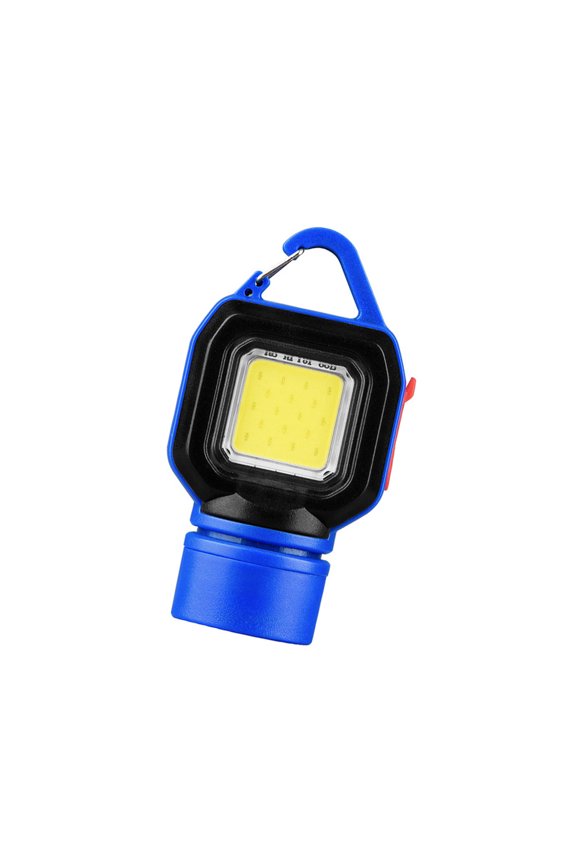 LED Flashlights Powerful Working Light with Keychain Practical Plastic Construction for Outdoor Hiking Car Travel