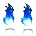 thumbnail image 1 of LED Floating Fireball Halloween Prop - Handheld Glow Illusion for Cosplay Decor, Mysterious Suspension Feature(Blue), 1 of 4