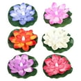 thumbnail image 1 of LED Floating Water Induction Lotus Night Lights 6 Pack Waterproof Pool Decor for Parties and Events Vibrant Floating LED Water Lights Best Value Finds & Budget-Friendly Offers, 1 of 1