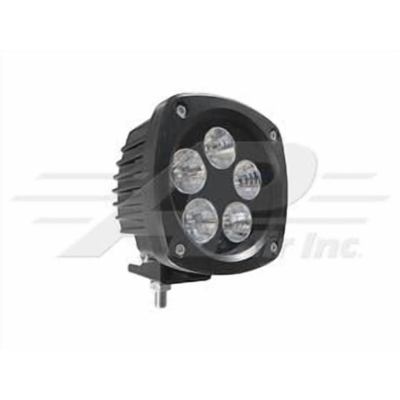 LED Flood Beam Light, 4.5" Semi-Round
