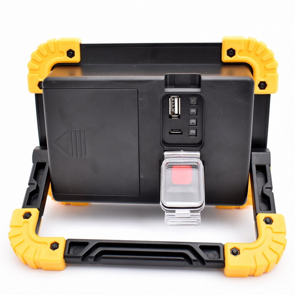 LED Flood Light 100000lm Rechargeable COB LED Work Light Inspection