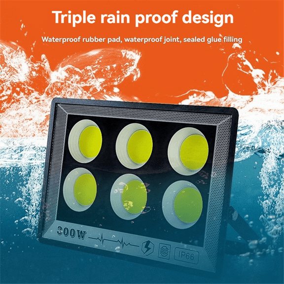 LED Flood Light 400W IP65 Waterproof Outdoor Projector Lamp Reflector Spotlight Garden Lighting 400W,1 * LED Flood Light (White light 6500K)