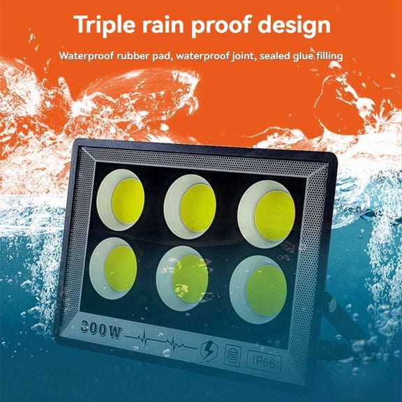 LED Flood Light 400W IP65 Waterproof Outdoor Projector Lamp Reflector Spotlight Garden Lighting 400W