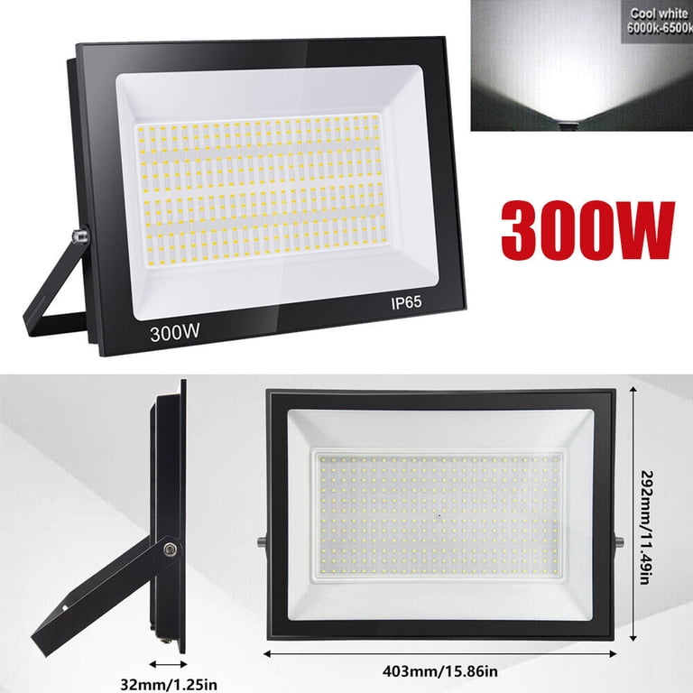LED Flood Light Outdoor – 10W To 500W Available, IP65 Waterproof, 6000-6500K Cool White