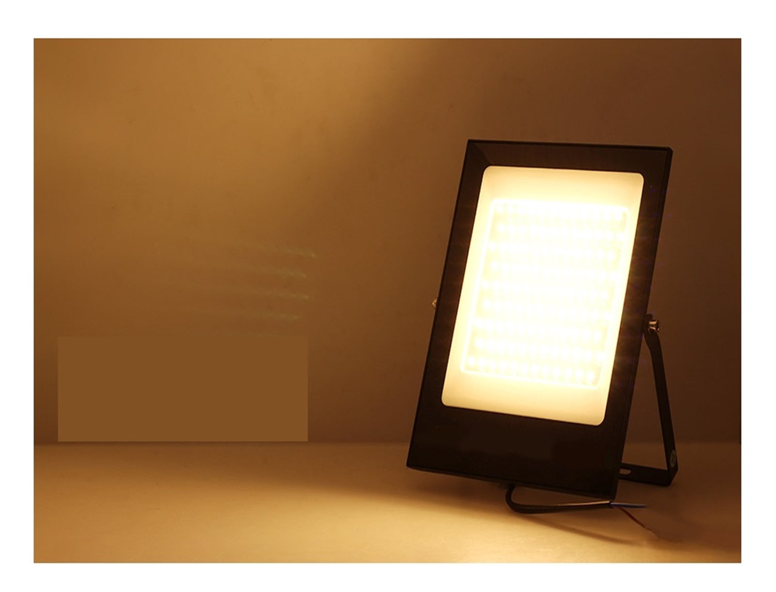 LED Flood Light 50W 100W 150W 200W Black Shell IP66 Waterproof LED Spotlight Garden Street Gate Wall Floodlights - Wide Angle Beam
