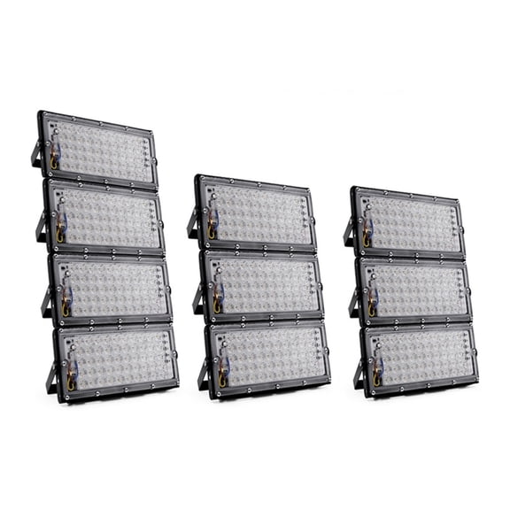LED Flood Light 50W Floodlight CHIP IP65 Waterproof Outdoor Wall Reflector Lighting Garden Square Spotlight Cold White - Wide Angle Beam
