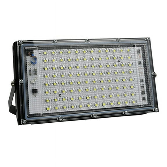 LED Flood Light, Outdoor Spotlight,Energy Efficient Pearl Point Floodlight, Wall Street Lamp, Garden Lighting,6500K,100W