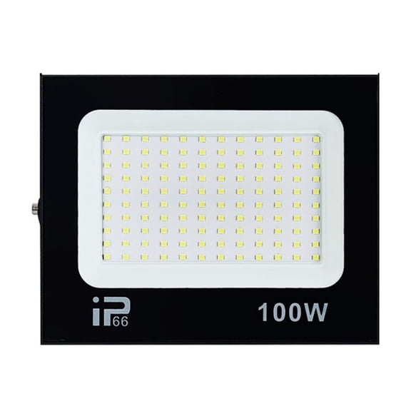 LED Flood Light Spotlight 100W 200W IP66 Waterproof LED Black Shell Garden Street Gate Wall Floodlights ,Easy to Install