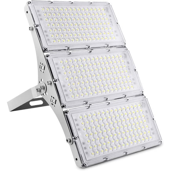 LED Flood Light, Super Bright Outdoor Security Lights with Wider Lighting Angle, Daylight White,Waterproof Outdoor Lighting for Garage, Garden, Lawn, Yard, Parking Lot