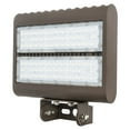 thumbnail image 1 of LED Flood Light W/ Yoke Mount High Lumen Waterproof IP65 – UL Listed DLC Approved – 120-277V (80 Watt, 3000K Warm White), 1 of 5