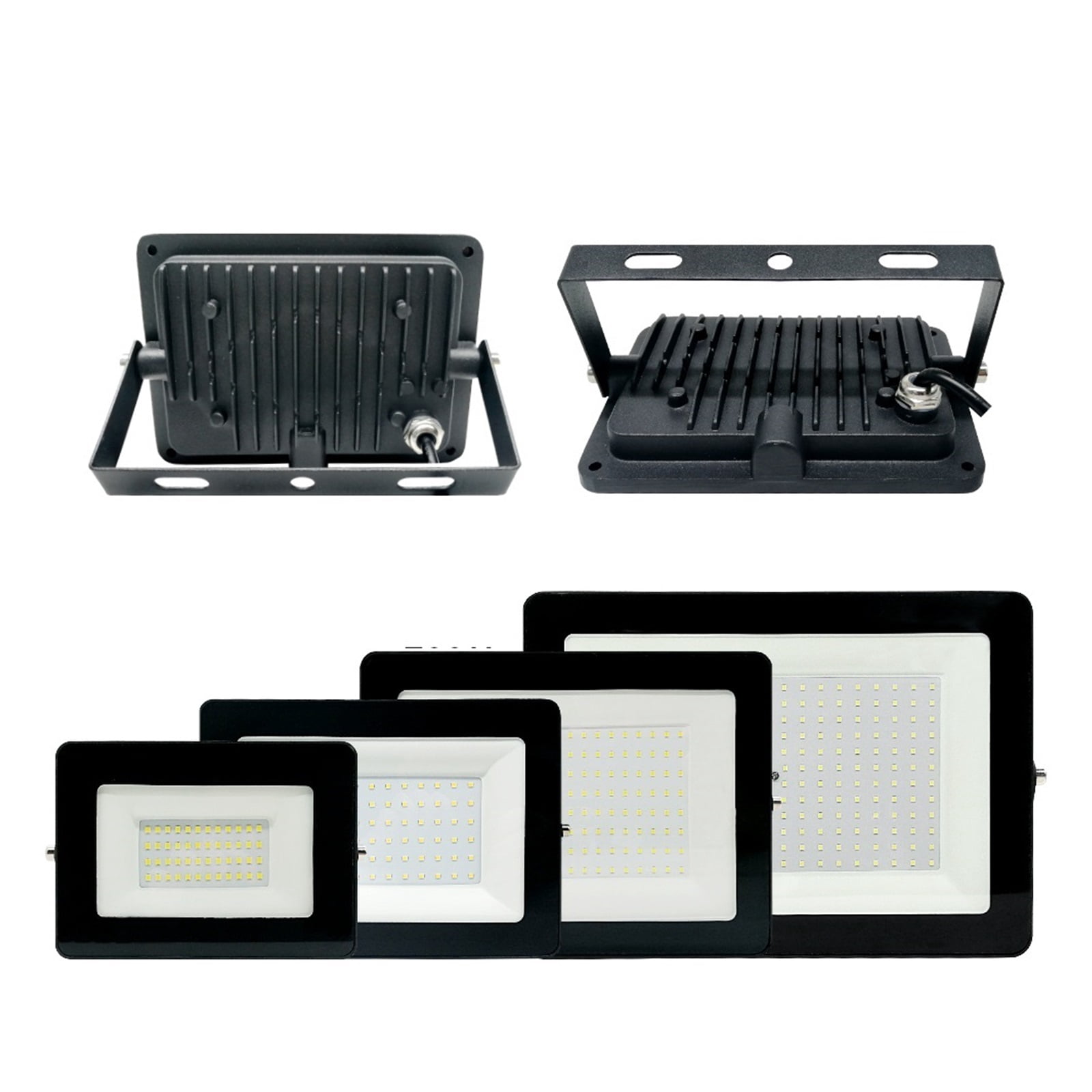 LED Floodlight 300W 200W 100W 50W Projector Lamp IP66 Reflector Foco Led Exterior Outdoor Lighting Spotlight Flood Light