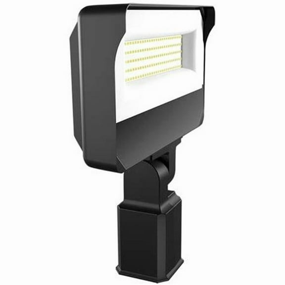 LED Floodlight 87W 5000K Slipfitter Bronze Dimmable UL & DLC Prem (RAB) X34-100LSF/U