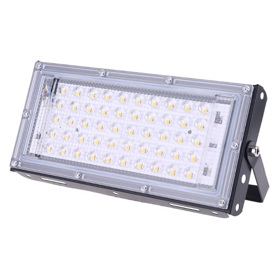 LED Floodlight Outdoor Spotlight 50W Wall Washer Lamp Reflector IP65 Waterproof Lighting Garden RGB Flood Lights AC 220V