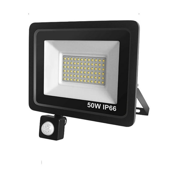 LED Floodlight RIP Motion Sensor IP66 Outdoor Waterproof 50W 100W Garden Landscape Spotlight Wall Light ,Easy to Install