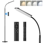 LED Floor Lamp, 18W Super Bright Floor Lamp for Living Room, Eye Caring Reading Light with Remote Touch Control for Living Room Bedroom Office