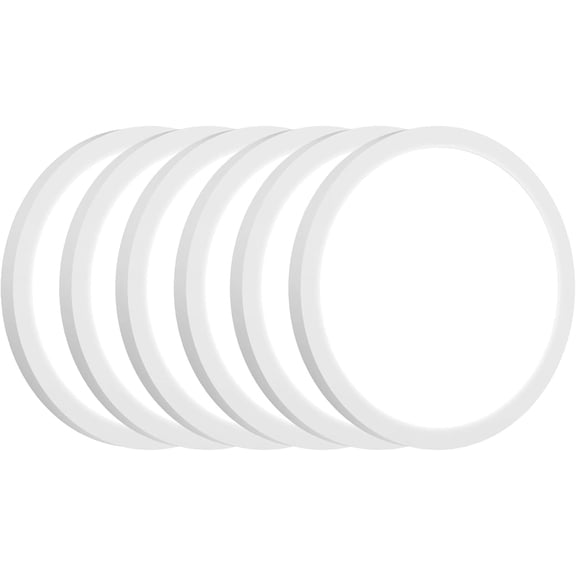 LED Flush Mount Ceiling Light Fixture, 100W Equivalent Modern Kitchen Recessed Ceiling Lamp 5000K Daylight White 15W 1200Lm 7 Inch Closet Round Surface Mount for Laundry Bedroom Hallway(Pack of 6)