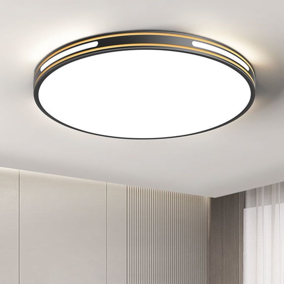 LED Flush Mount Ceiling Light Fixture, 11.81in 24W Dimmable Kitchen Lighting Fixtures Ceiling, Modern Light Fixtures Ceiling Mount for Bedroom, Bathroom, Living Room