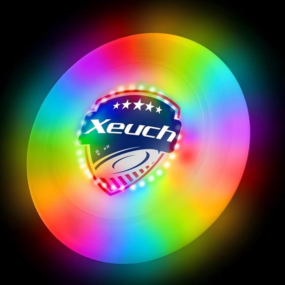 LED Flying Disc with 16 Lighting Modes, Rechargeable Battery, Smart Sensor Timer For Outdoor Sports Gifts