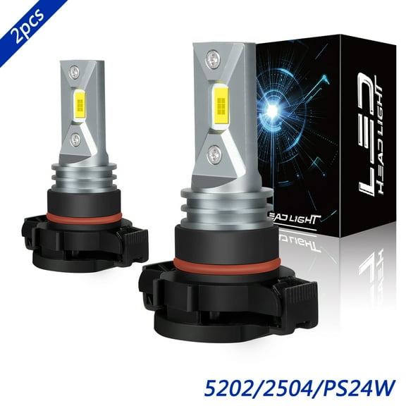 LED Fog/Driving Light Bulb for Dodge Durango 2011-2013 5202/2504/PS24W White 4000LM 2x