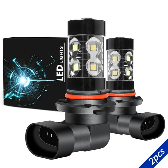 LED Fog/Driving Light Bulbs White for 2006-2011 Chevrolet HHR 2007 2008 2009 2010