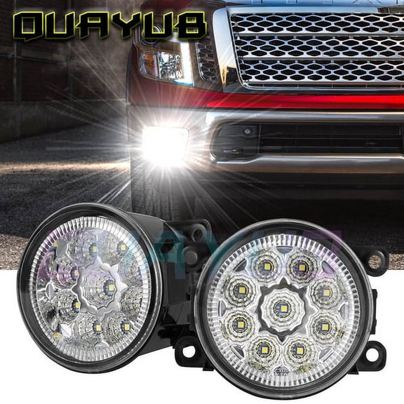 LED Fog Light Lamp For Nissan Titan 2016 2017 2018 2019 Factory Replacement PAIR