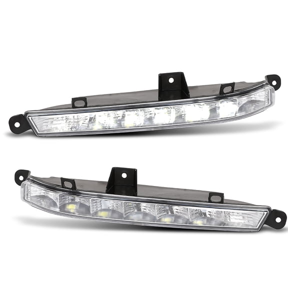 LED Fog Lights Daytime Running Lamps Fit For 07-13 Mercedes Benz W221 S63 AMG