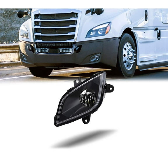 LED Fog Lights Lamp Replacement for Freightliner Cascadia P4 (2018 & Present) Trucks Left Driver Side - A66-03653-002, A66-03653-000, ATX29317, TD01-02-012BL-12, S-29317, S-29438