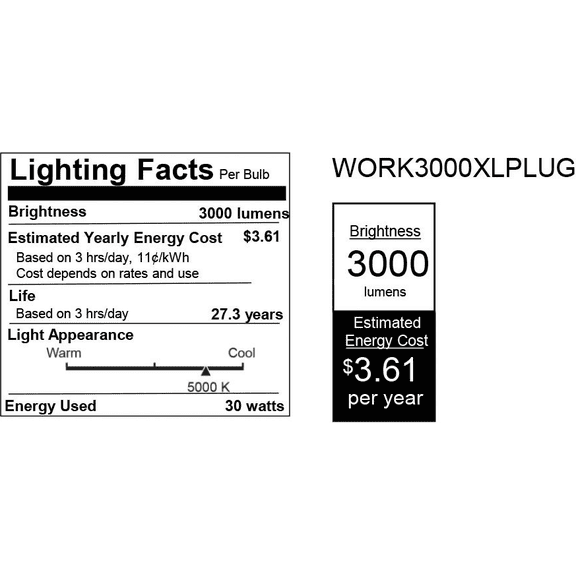 LED Foldable Portable Work Light - Pack of 4 Residential Use, Standard Application