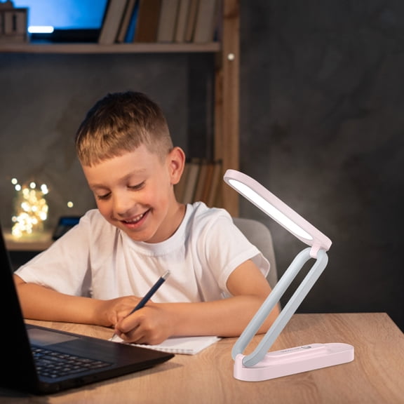 LED Folding Desk Lamp - Eye Protection, Rechargeable, for Students/Reading/Bedside