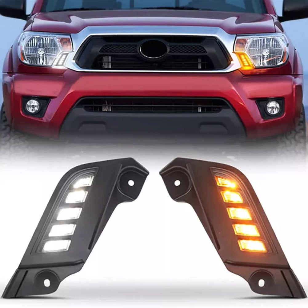 LED Front Bumper DRL Daytime Running Light Lamp For Mitsubishi Lancer 2004-2006