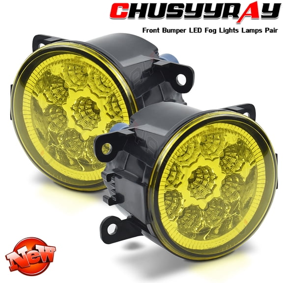 LED Front Yellow Bumper Fog Light Lamps Assembly for Subaru WRX STI Impreza Outback