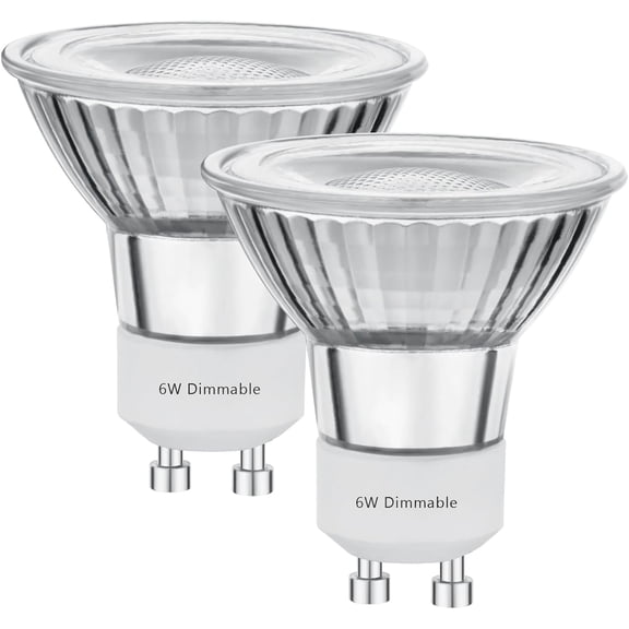 LED GU10 Range Hood Light Bulbs, LED Stove Appliance Light Bulb, Kitchen Light Replacement Halogen Light Bulb, 50W Equivalent, Warm White 3000K, 6W 550 Lm, Dimmable,Waterproof IP65 Pack of 2