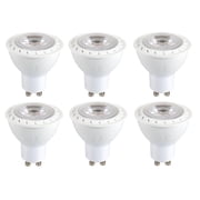 LED GU10 light bulb, 5000K, 35, CRI80, ETL, 7W, 50W EQUIVALENT, 25000HRS, LM520, DIMMABLE, INPUT VOLTAGE 120V 6 PACK