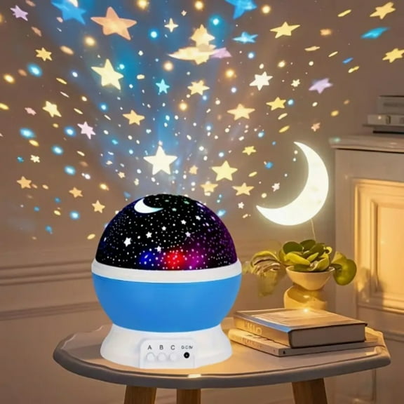 LED Galaxy Projector 360 Rotating - Starry Sky Night Light with Nebula Effect, Perfect Christmas Gift for Kids Bedroom Decor