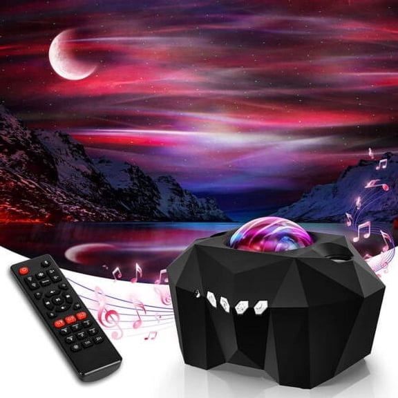 LED Galaxy Star Moon Cloud Projector Night Light USB Starry Ocean Wave W/Remote