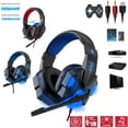 thumbnail image 1 of LED Gaming Headset With Mic 3.5mm Stereo Bass Surround Headphone For PC PS4 Xbox, 1 of 6