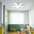 thumbnail image 1 of LED Garage Ceiling Light 80W Deformable Shop Light | 5 Adjustable Panels | 6500K Daylight | E26/E27 Medium Base | 360° Coverage | For Garage Basement Workshop Barn Utility | 1 Pack, 1 of 7