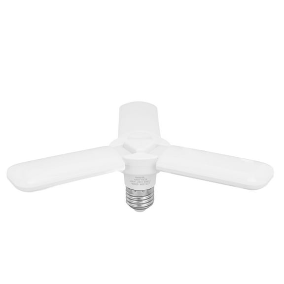 LED Garage Light, Innovative Adjustable Folding Leaf Light, 360 Lighting Maximum Brightness and Energy Saving Lamp 3 Leaf for Warehouse